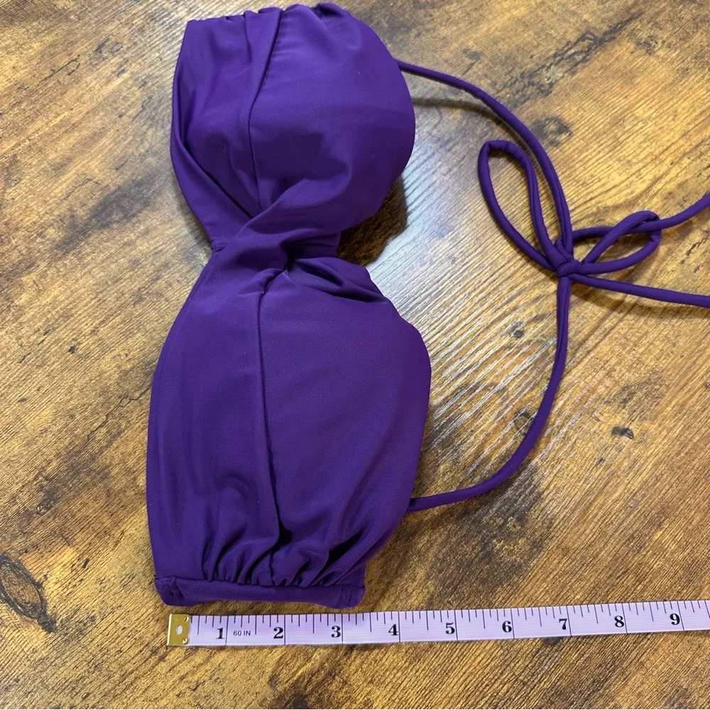 Victoria's Secret Very Sexy Bandeau Twist Bikini Top, Eggplant Purple, 34D